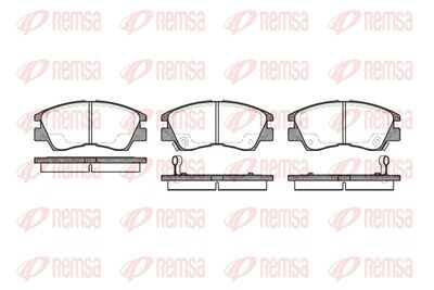 Brake Pad Set, disc brake REMSA 0275.02