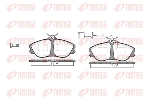 REMSA 0276.02 Brake Pad Set, disc brake