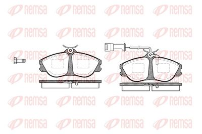 Brake Pad Set, disc brake REMSA 0276.02