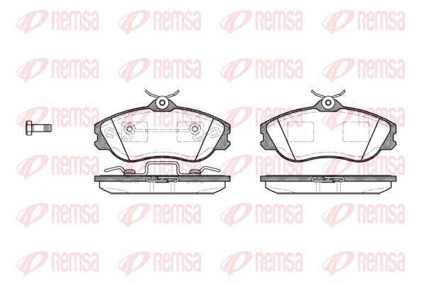 REMSA 0276.20 Brake Pad Set, disc brake