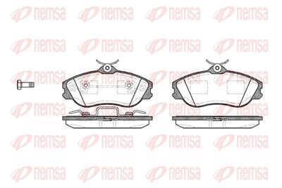 Brake Pad Set, disc brake REMSA 0276.20