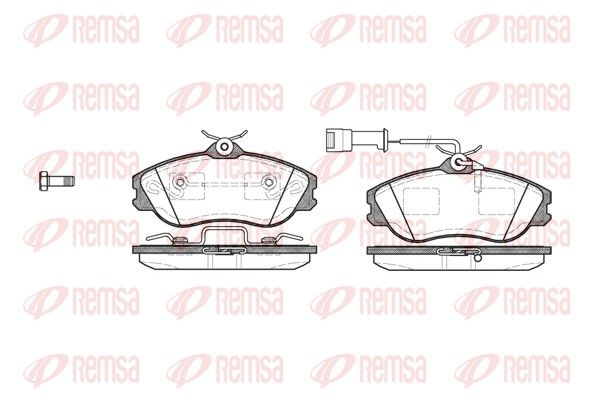 REMSA 0276.22 Brake Pad Set, disc brake
