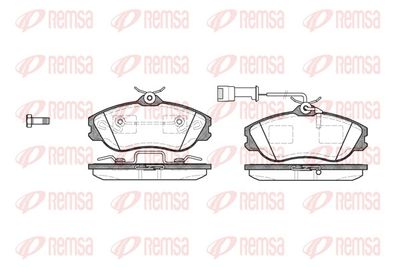 Brake Pad Set, disc brake REMSA 0276.22