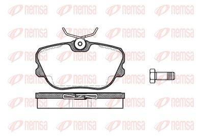 Brake Pad Set, disc brake REMSA 0280.10