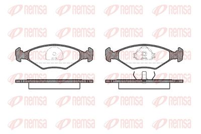 Brake Pad Set, disc brake REMSA 0281.10