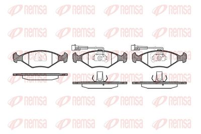 Brake Pad Set, disc brake REMSA 0281.42