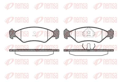 Brake Pad Set, disc brake REMSA 0285.10