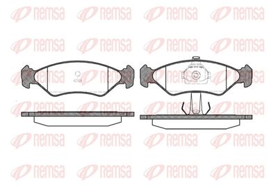 Brake Pad Set, disc brake REMSA 0285.20
