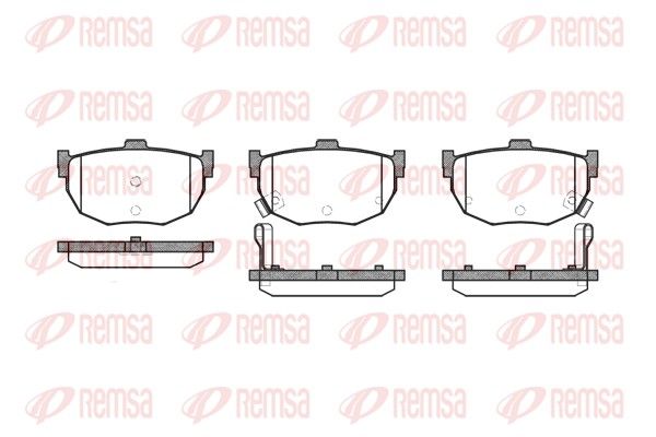 REMSA 0294.12 Brake Pad Set, disc brake