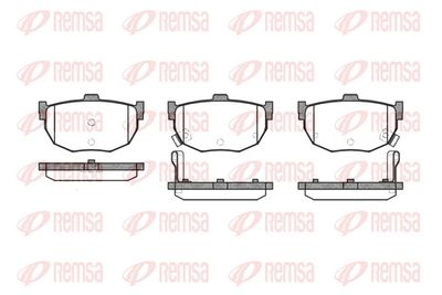Brake Pad Set, disc brake REMSA 0294.12