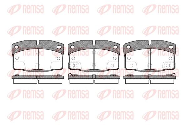 REMSA 0298.02 Brake Pad Set, disc brake