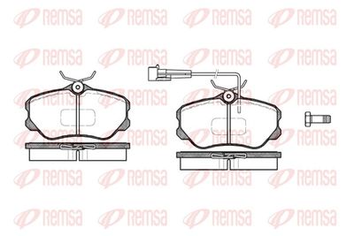 Brake Pad Set, disc brake REMSA 0303.02