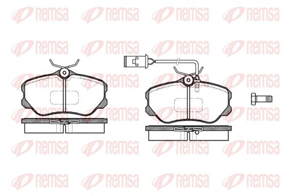 REMSA 0303.12 Brake Pad Set, disc brake