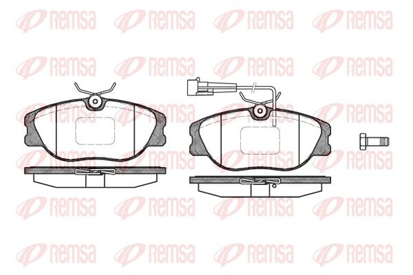 REMSA 0305.12 Brake Pad Set, disc brake