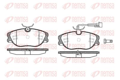 Brake Pad Set, disc brake REMSA 0305.72