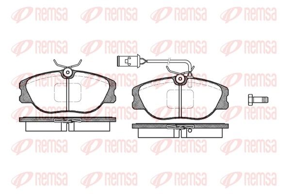 REMSA 0305.02 Brake Pad Set, disc brake