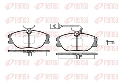 Brake Pad Set, disc brake REMSA 0305.02