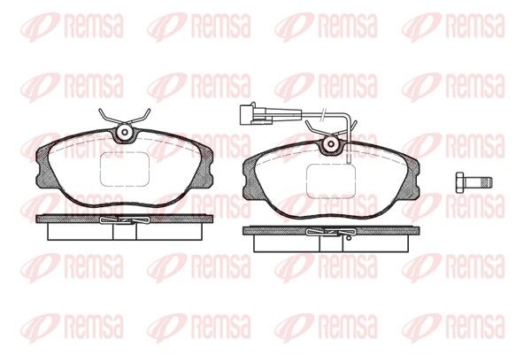 REMSA 0305.31 Brake Pad Set, disc brake