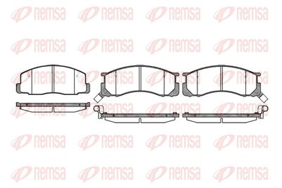 Brake Pad Set, disc brake REMSA 0306.22