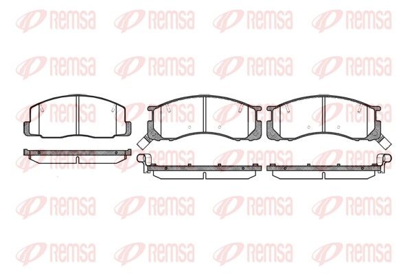 REMSA 0306.32 Brake Pad Set, disc brake