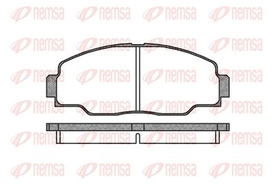 Brake Pad Set, disc brake REMSA 0308.00