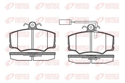 Brake Pad Set, disc brake REMSA 0312.02