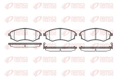 Brake Pad Set, disc brake REMSA 0318.12