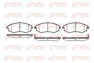 Brake Pad Set, disc brake REMSA 0318.22