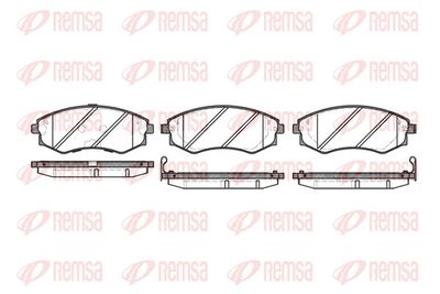 Brake Pad Set, disc brake REMSA 0318.42