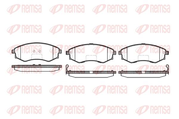 REMSA 0318.52 Brake Pad Set, disc brake
