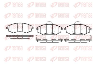 Brake Pad Set, disc brake REMSA 0318.92