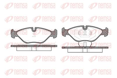 Brake Pad Set, disc brake REMSA 0319.00