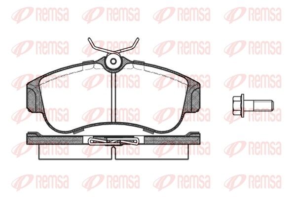 REMSA 0320.00 Brake Pad Set, disc brake