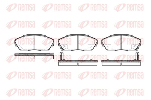REMSA 0323.02 Brake Pad Set, disc brake