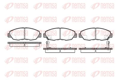 Brake Pad Set, disc brake REMSA 0324.02