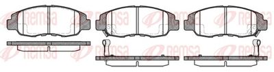 Brake Pad Set, disc brake REMSA 0324.12