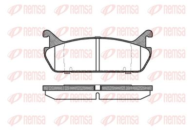Brake Pad Set, disc brake REMSA 0329.00