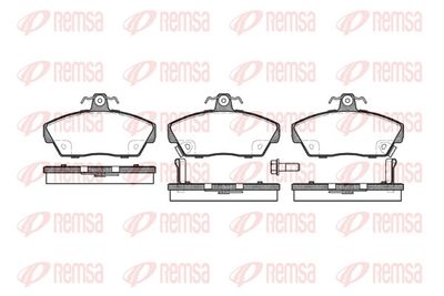 Brake Pad Set, disc brake REMSA 0330.02