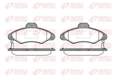 Brake Pad Set, disc brake REMSA 0331.04