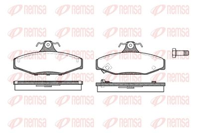 Brake Pad Set, disc brake REMSA 0335.02
