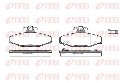 Brake Pad Set, disc brake REMSA 0335.12