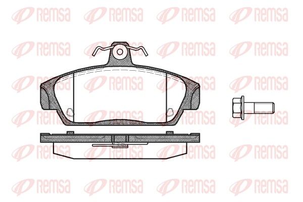 REMSA 0336.00 Brake Pad Set, disc brake