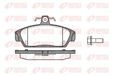 Brake Pad Set, disc brake REMSA 0336.00