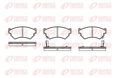 Brake Pad Set, disc brake REMSA 0340.02
