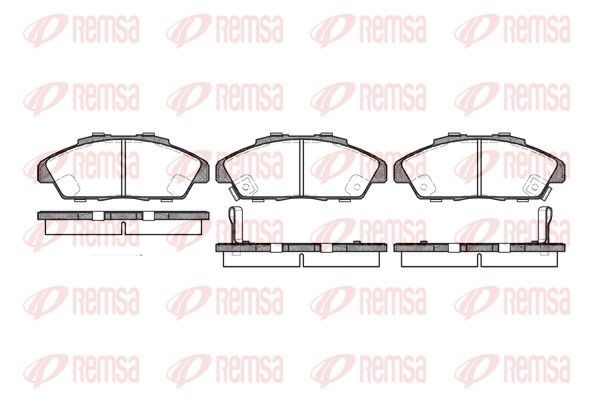 REMSA 0341.02 Brake Pad Set, disc brake