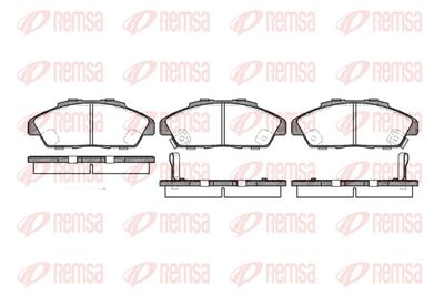 Brake Pad Set, disc brake REMSA 0341.02