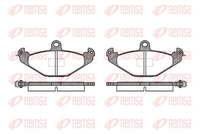 Brake Pad Set, disc brake REMSA 0345.10