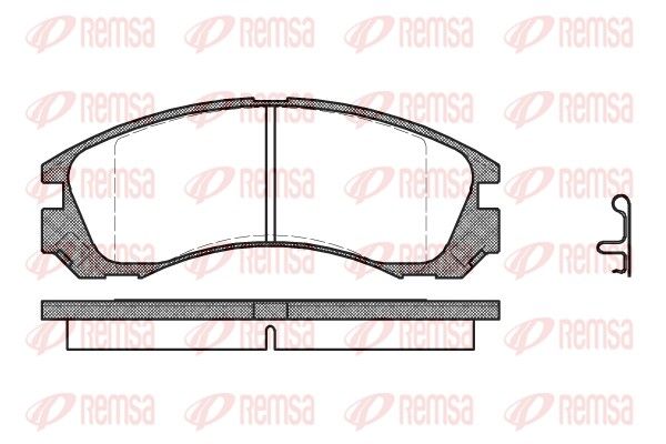 REMSA 0354.22 Brake Pad Set, disc brake