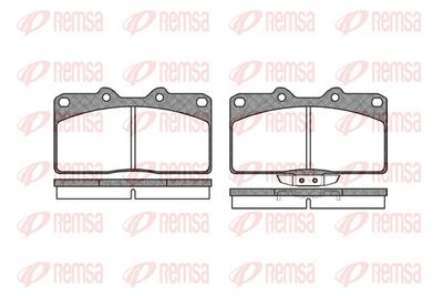 Brake Pad Set, disc brake REMSA 0355.02