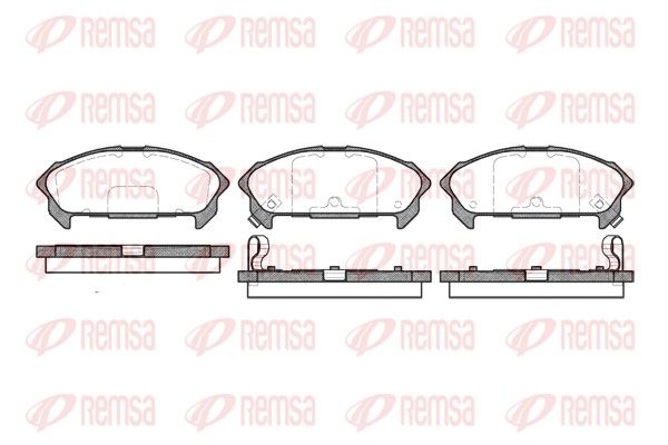 REMSA 0360.02 Brake Pad Set, disc brake